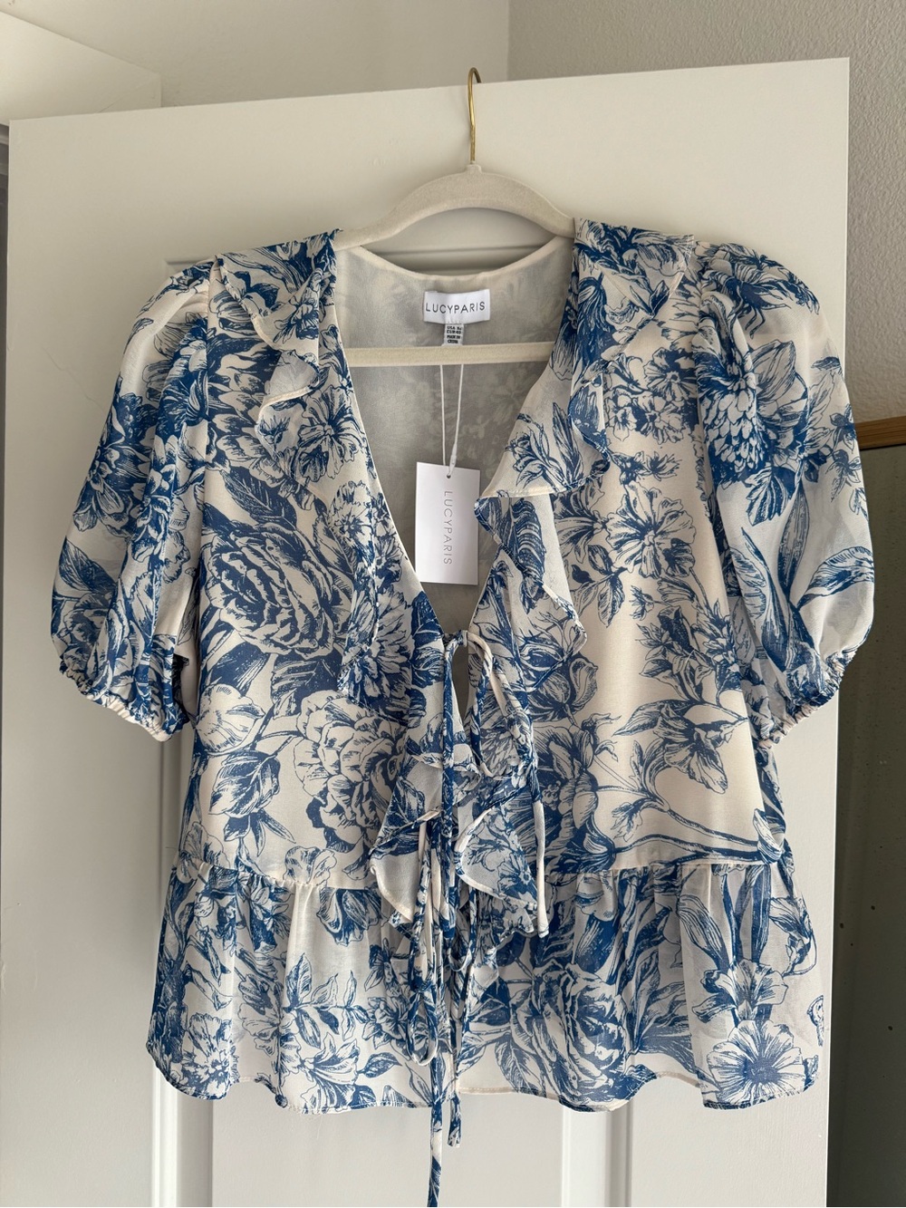 Lucy Paris Bee Ruffle Top